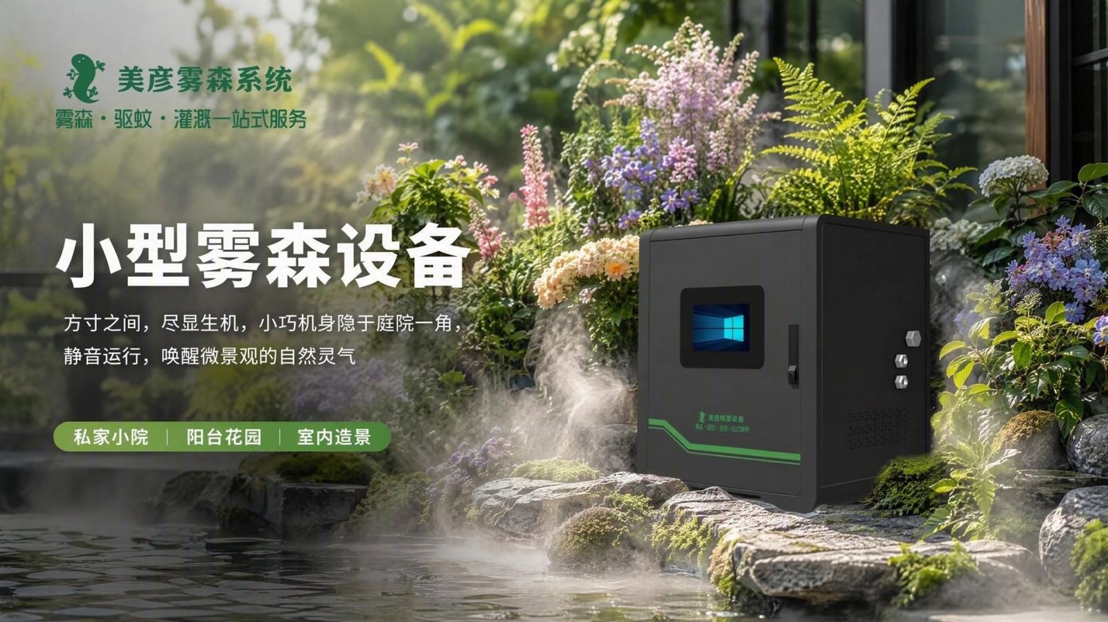 珠海花园庭院驱蚊系统